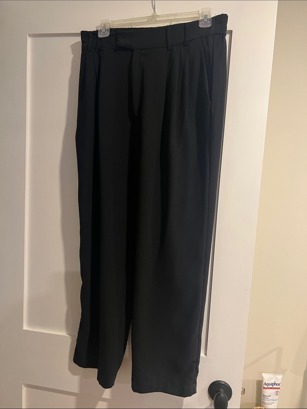 BB Dakota by Steve Madden Black High-Waist Pleated Wide-Leg Pants